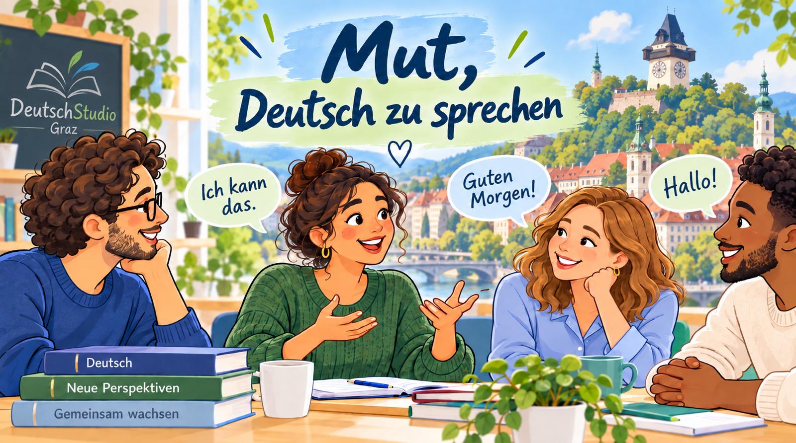Mut, Deutsch zu sprechen